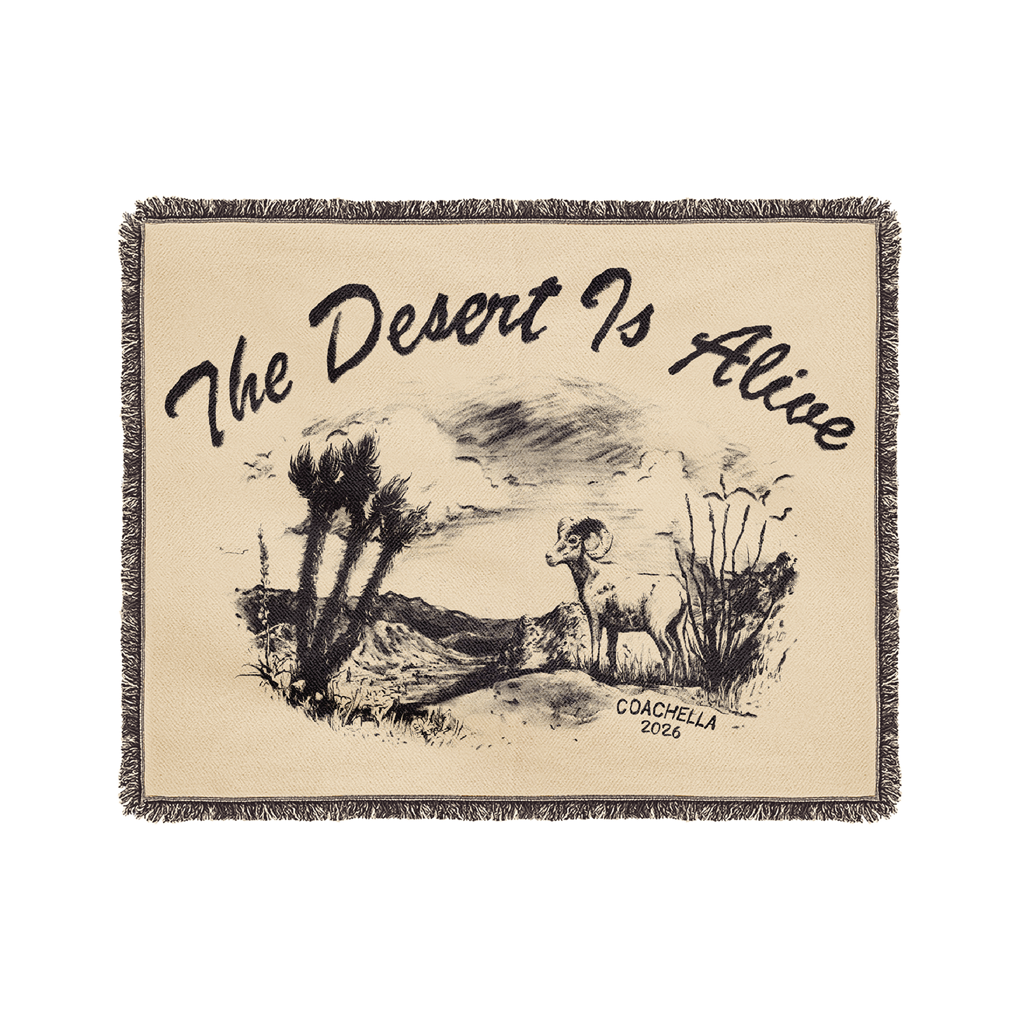 Desert Sketchbook Blanket