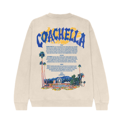 Coachella Pastels 2026 Lineup Sweatshirt