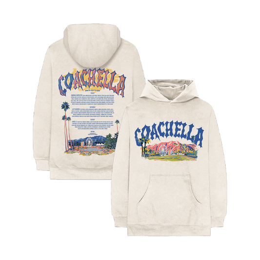 Coachella Pastels 2026 Lineup Hoodie