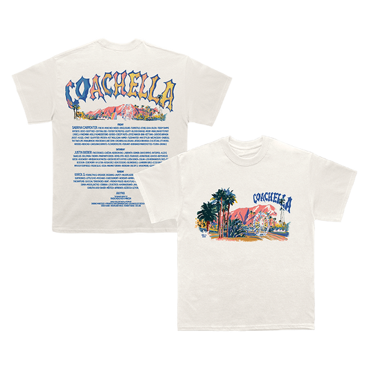 Coachella Pastels 2026 Lineup Tee