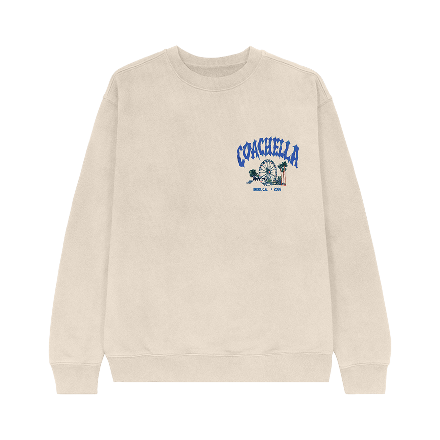 Coachella Pastels 2026 Lineup Sweatshirt