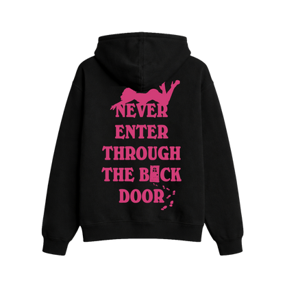 Sabrina Never Enter Through The Back Door Zip Hoodie